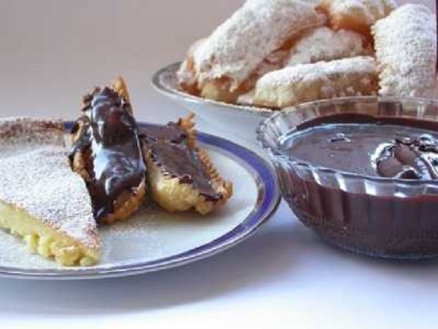 crema al cioccolato di Carnevale