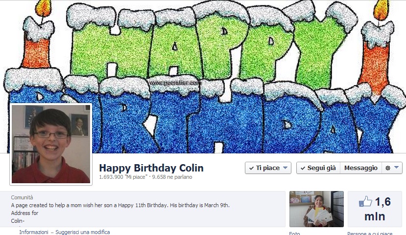 Happy Birthday Colin