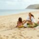 Pranzo in spiaggia bambini picnic