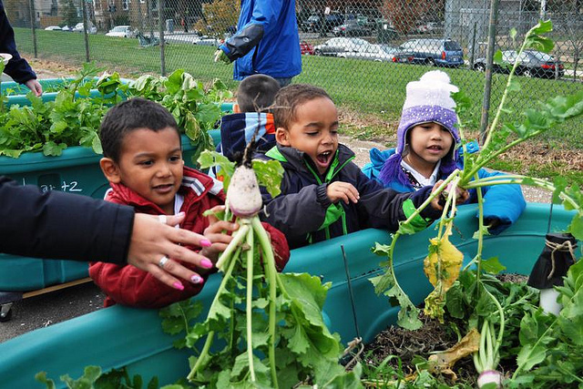 giardinaggio bambini