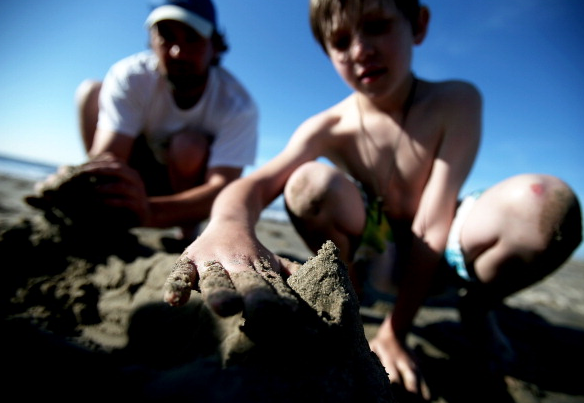 passatempi spiaggia bambini