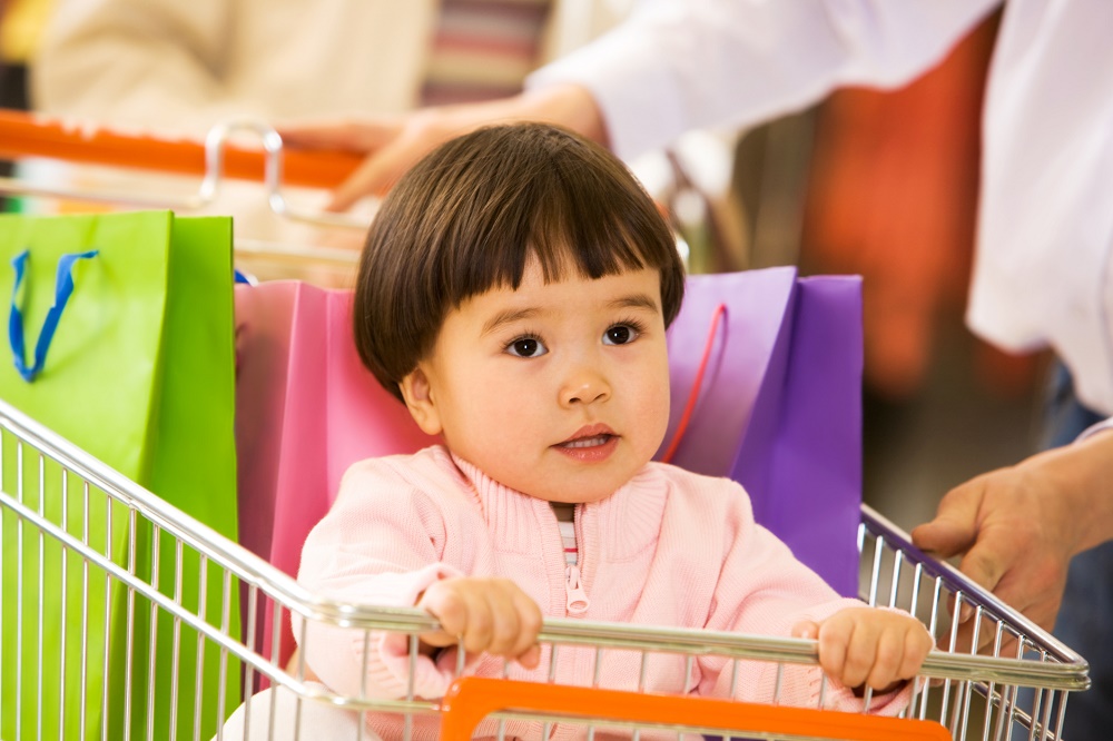 Fare la spesa con i bambini