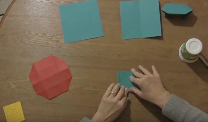 imparare geometria con origami