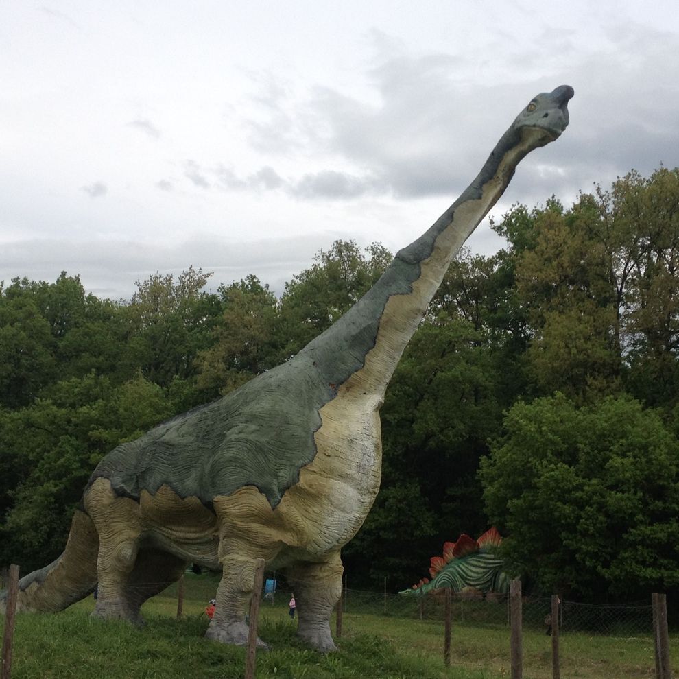 Parco dei dinosauri "Le Pietre del drago" di Matelica, Brontosauro