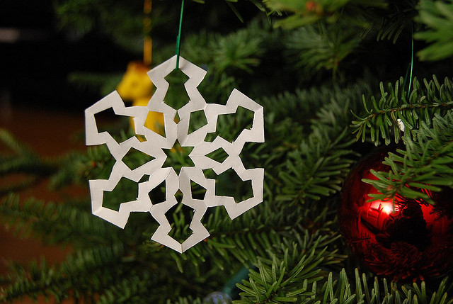 Decorazioni Natale Fiochi di neve di Carta