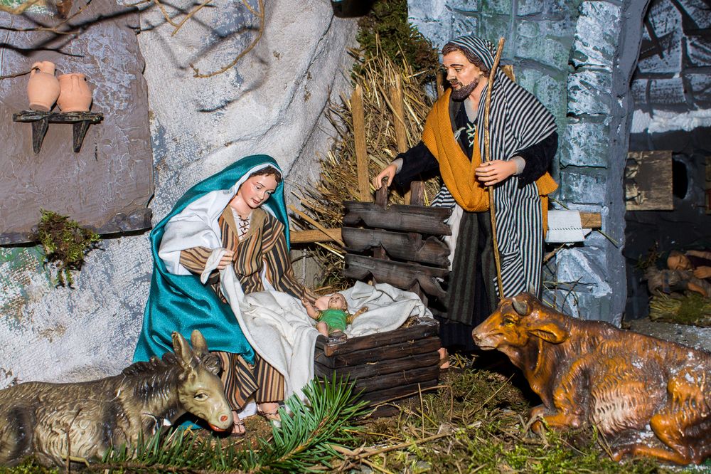 Lavoretti di Natale, presepe