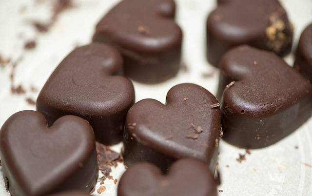 cioccolatini forma cuore fare famiglia
