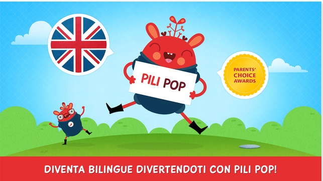 App per insegnare l'inglese ai bambini, Pili Pop English