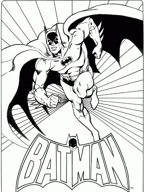 Tanti disegni di Batman pronti da stampare e colorare
