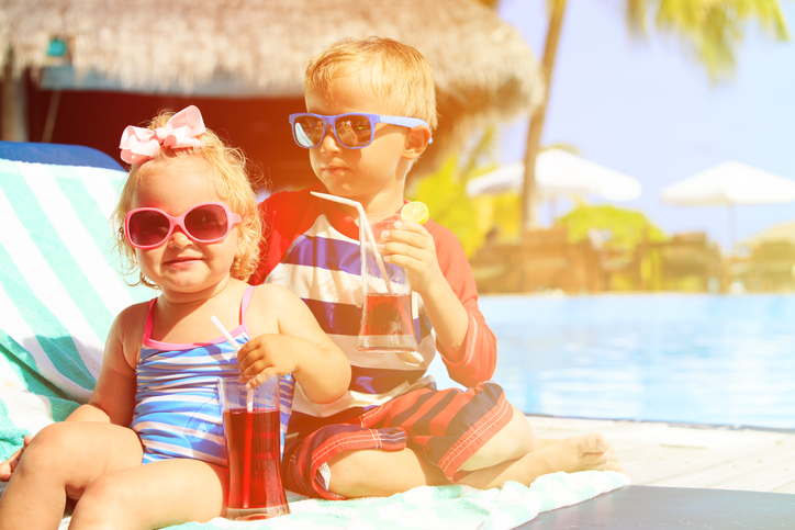 Bambini in spiaggia