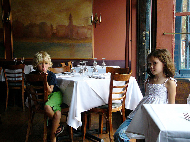 al ristorante con i bambini