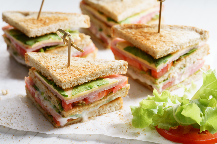 Ricette per bambini: i club sandwhic per feste e compleanni