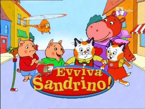 Evviva Sandrino, la sigla e il testo per cantare con i bambini