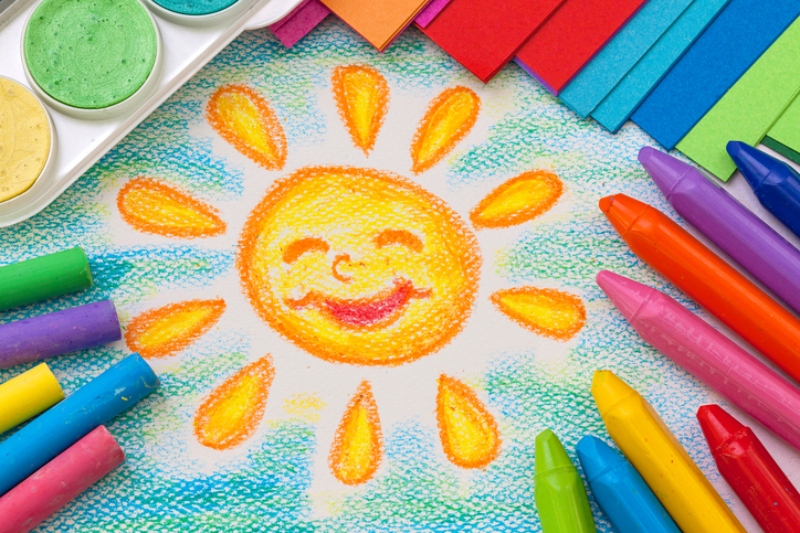 Interpretazione disegni bambini: il sole