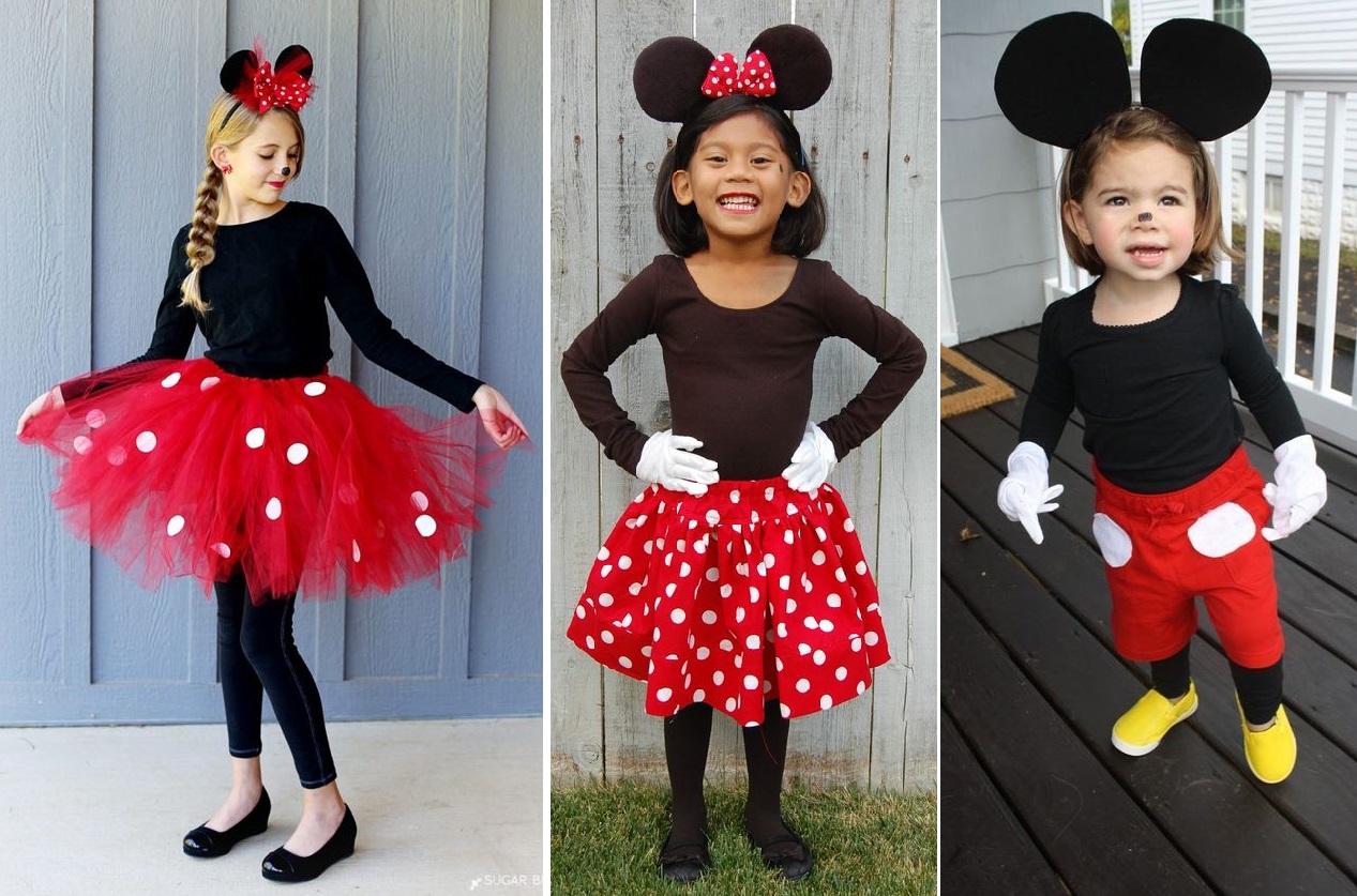 Il costume di Carnevale di Minnie per bambine