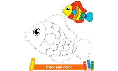 pesce da colorare