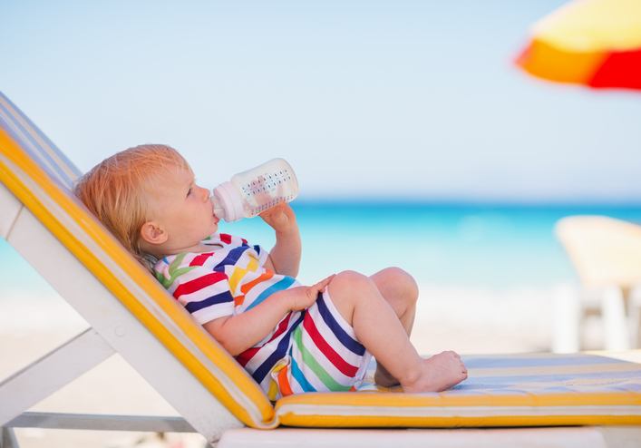 Dove mettere il neonato in spiaggia?