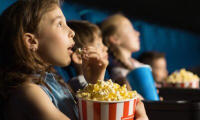 bambini popcorn cinema