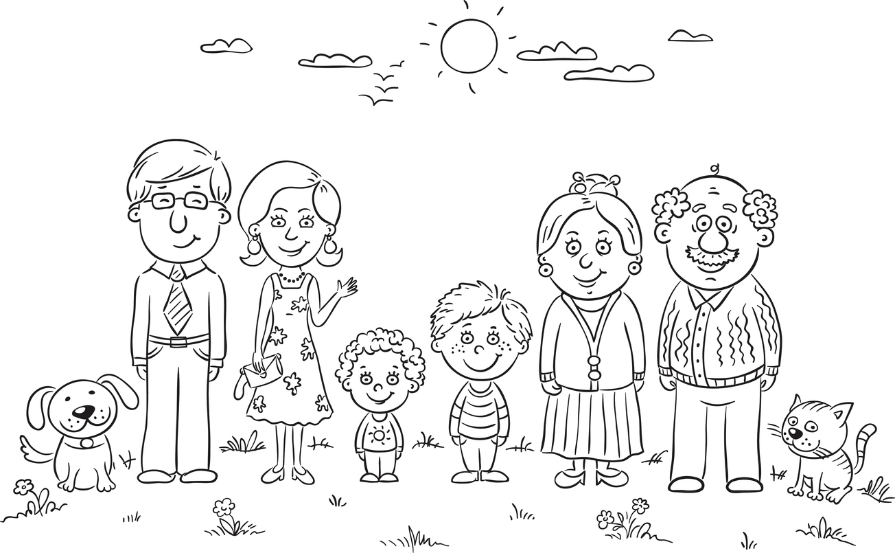 festa dei nonni disegni da colorare