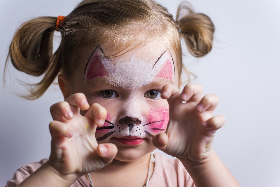 trucco gatto halloween bambini