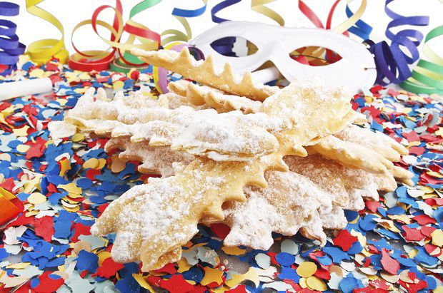 Chiacchiere al cioccolato