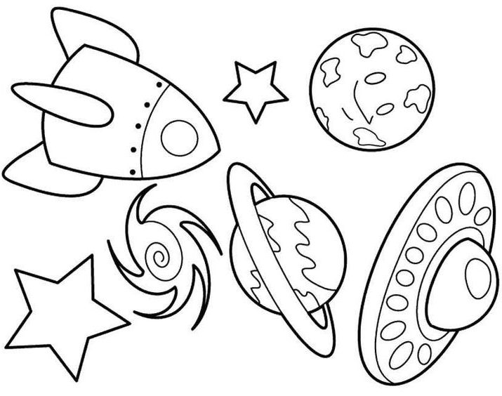 I disegni per bambini sui pianeti