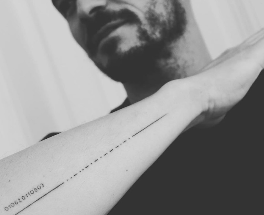 Orlando Bloom tatuaggio figlio