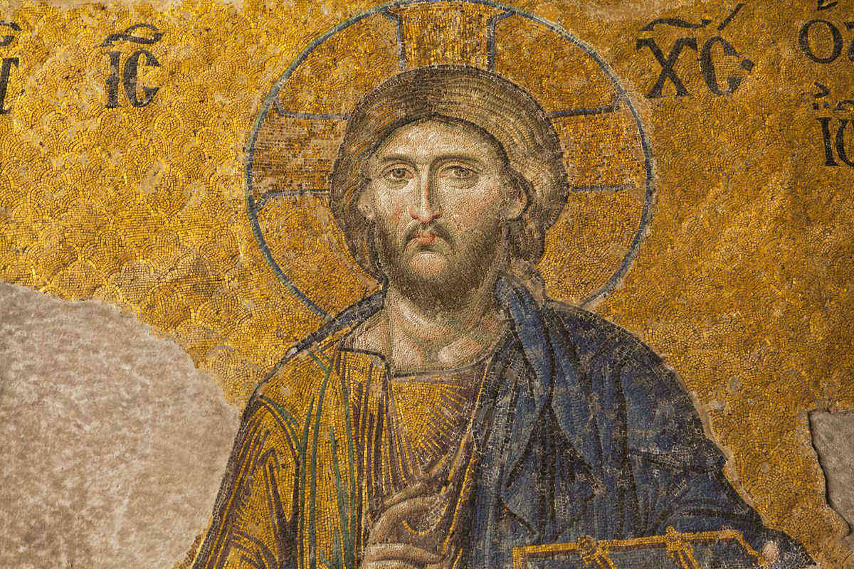 mosaico gesu cristo