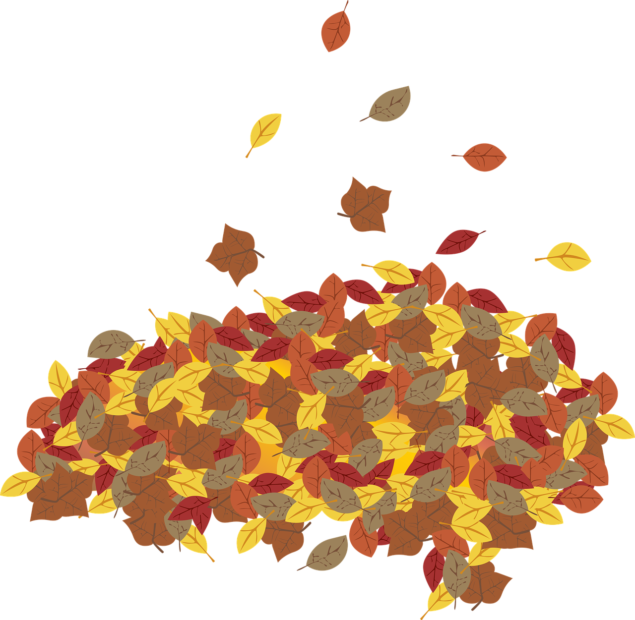 I disegni delle foglie da colorare e ritagliare per i bambini