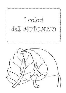 I disegni delle foglie da colorare e ritagliare per i bambini