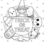 Disegni di Halloween kawaii da colorare per i bambini