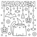 Disegni di Halloween kawaii da colorare per i bambini