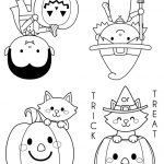 Disegni di Halloween kawaii da colorare per i bambini