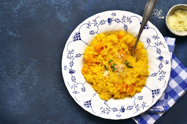 La ricetta del risotto zucca e ricotta per i bambini