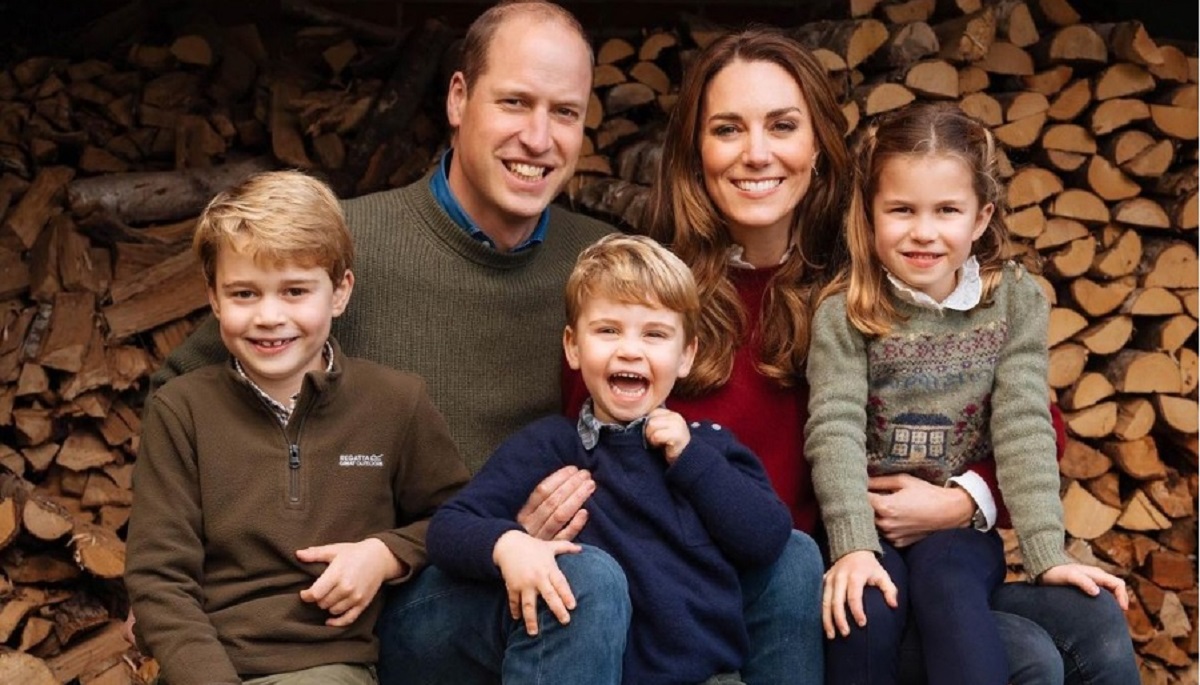 cartolina di Natale di William e Kate