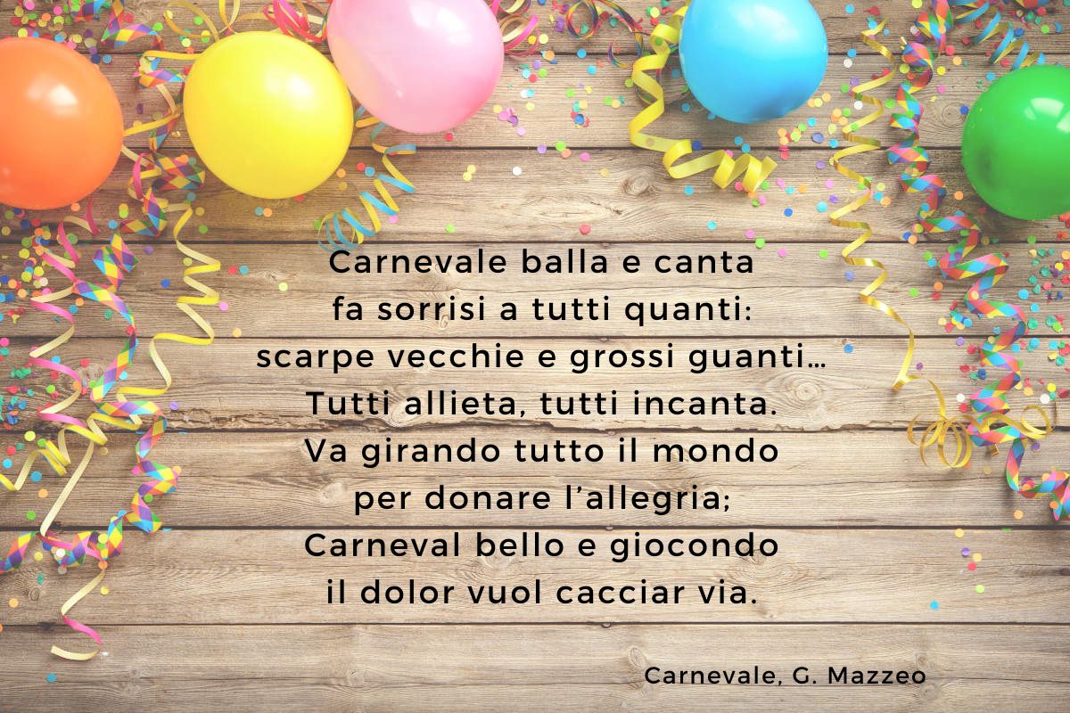 Poesia Carnevale