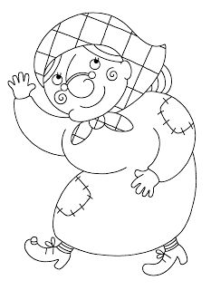 Immagini della Befana da colorare e stampare per i bambini