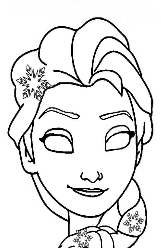 Maschere di Carnevale da colorare per scuola dell'infanzia