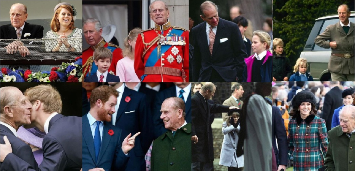 I figli, i nipoti e i bisnipoti del Principe Filippo