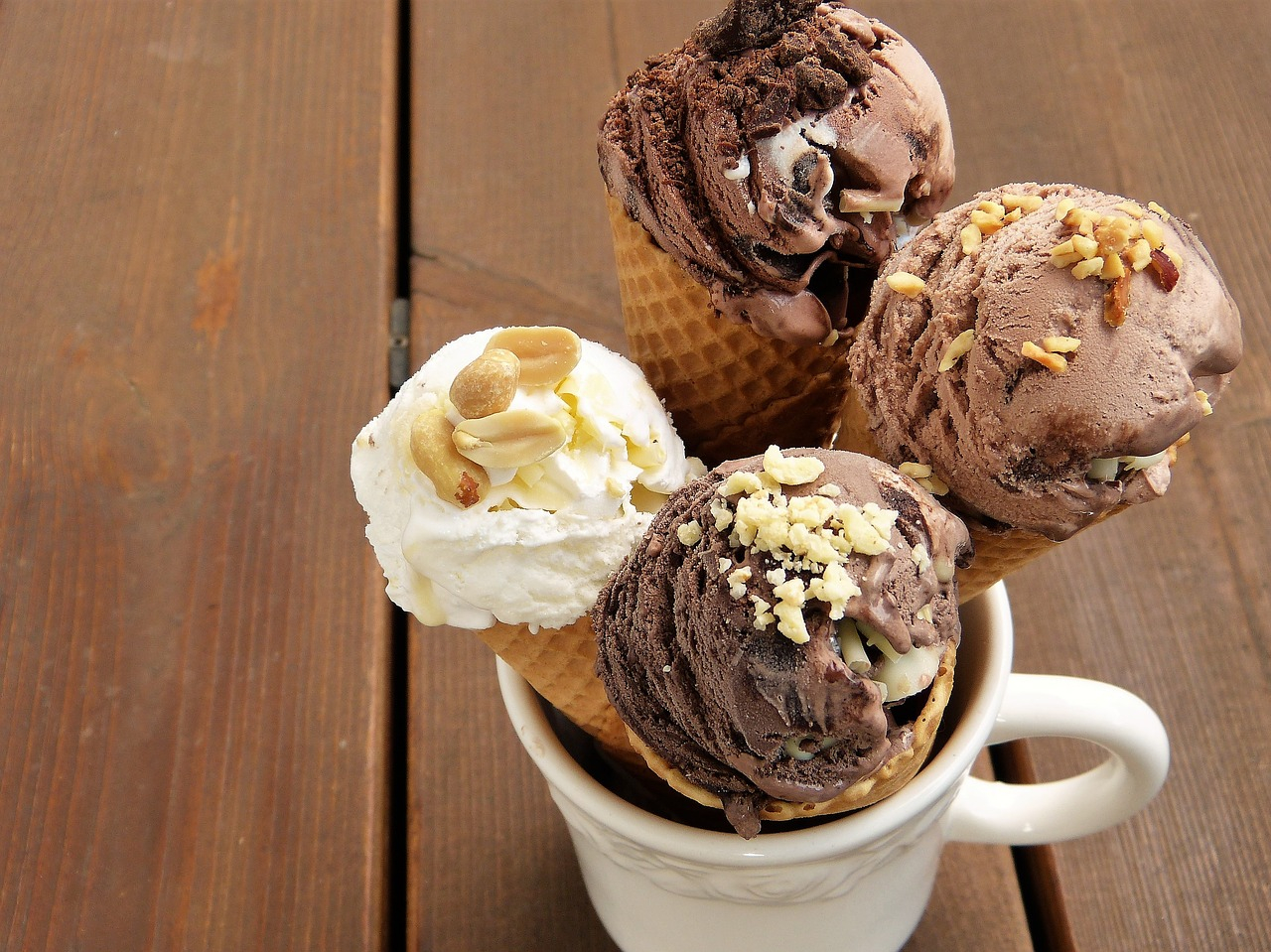 Gelato al cioccolato per bambini