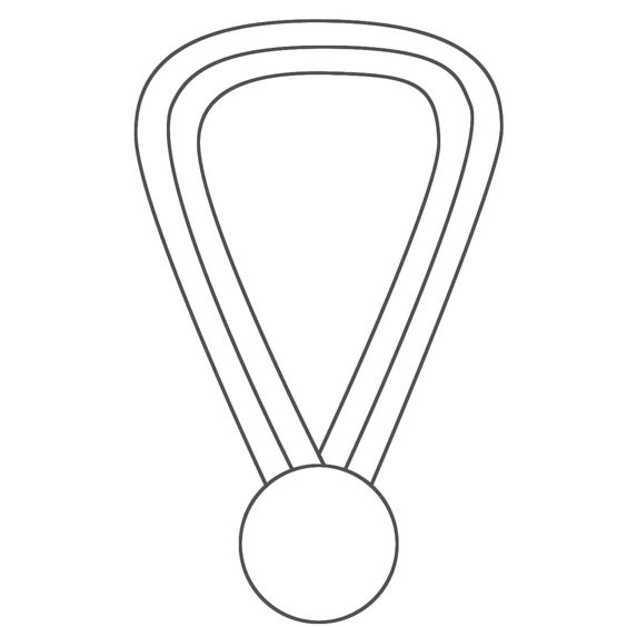 Medaglie per bambini da stampare e colorare