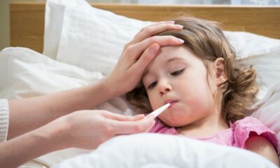 Bambina malata febbre