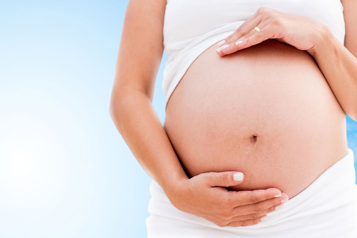Donna incinta gravidanza