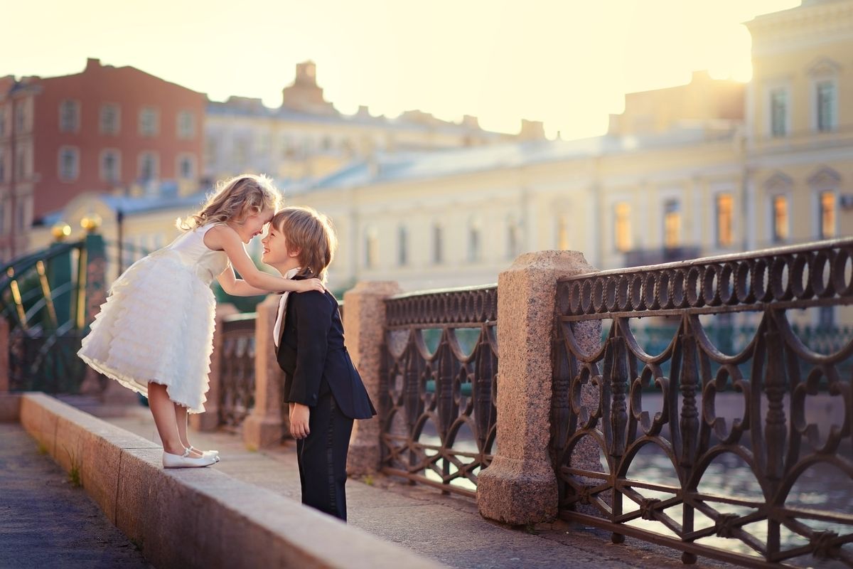 bambino bambina vestiti eleganti