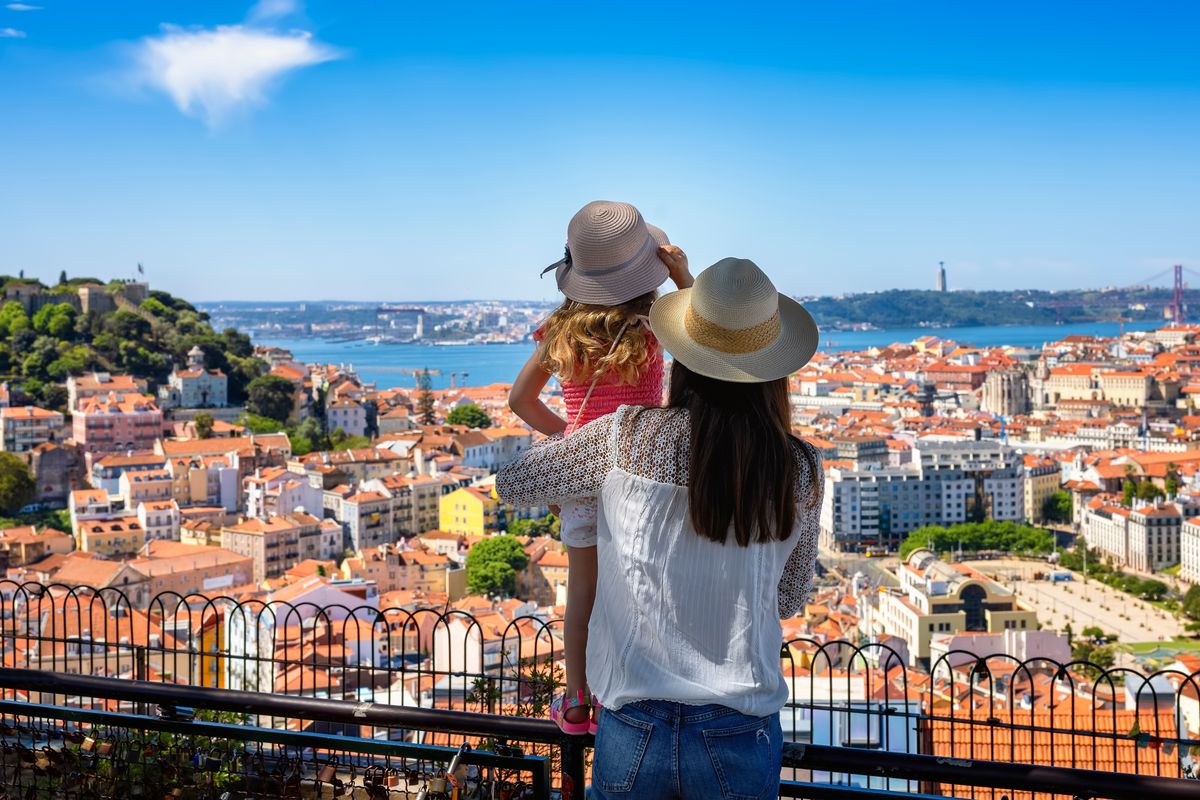 mamma figlia turiste vacanze mare