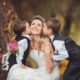 sposa matrimonio bambini bacio paggi