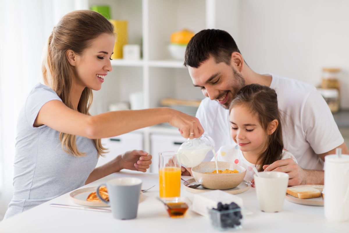 colazione in famiglia