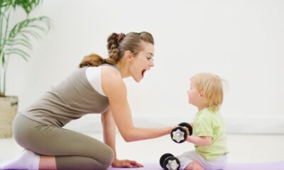 mamma fitness con bambino