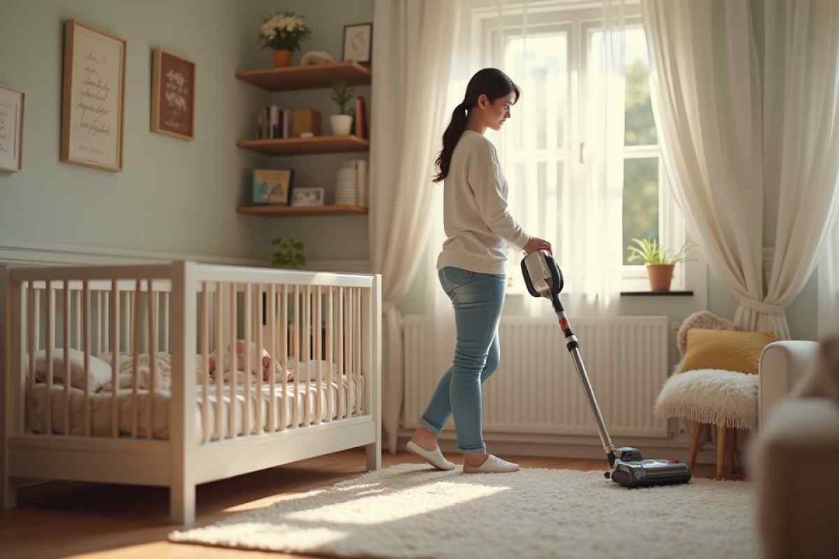 rumore dell'aspirapolvere per addormentare i bambini