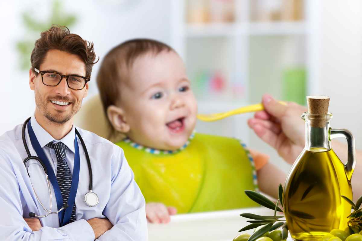 perché olio oliva fa bene primi pasti bambini